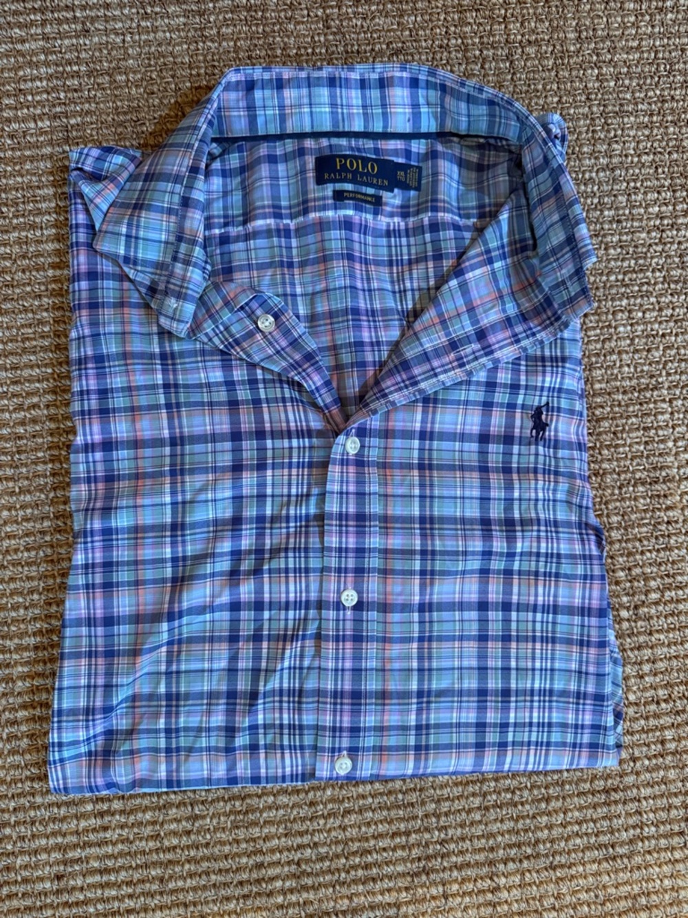 Polo Ralph Lauren XXL Performance Polo in Plaid